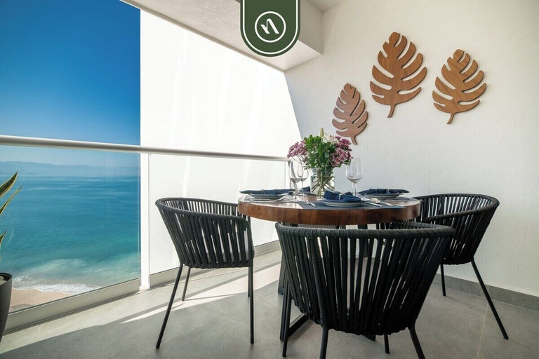 View from room 5, Elegant 1 BR Condo - Beachfront - Pools - King, Puerto Vallarta