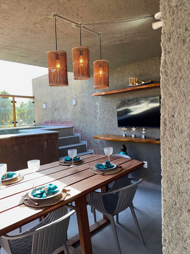 Outdoor dining 2, MHV Milagres - Lanai Casa 26, São Miguel dos Milagres