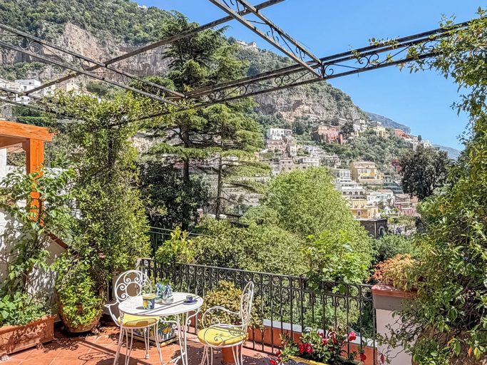 City view from property 3, Positano Elegant Terrace, Salerno