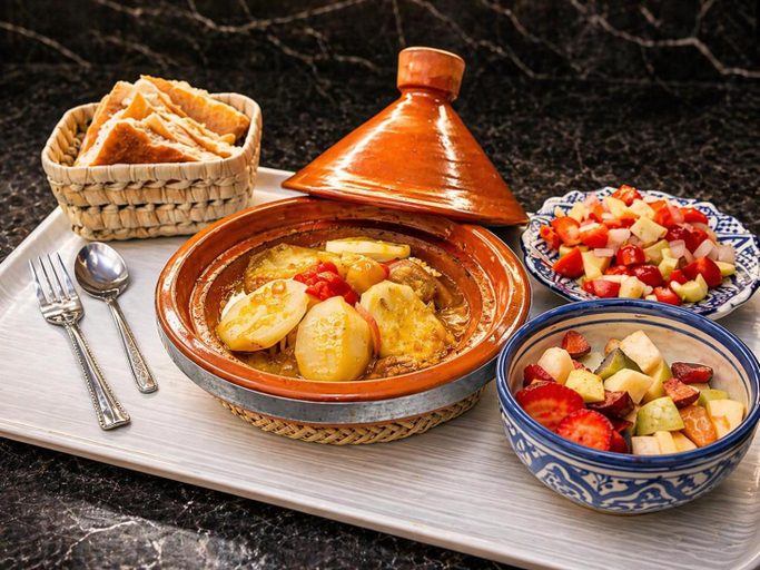 Food & Drinks 5, Cozy Guesthouse in Aourir near Tamraght, Agadir-Ida ou Tanane