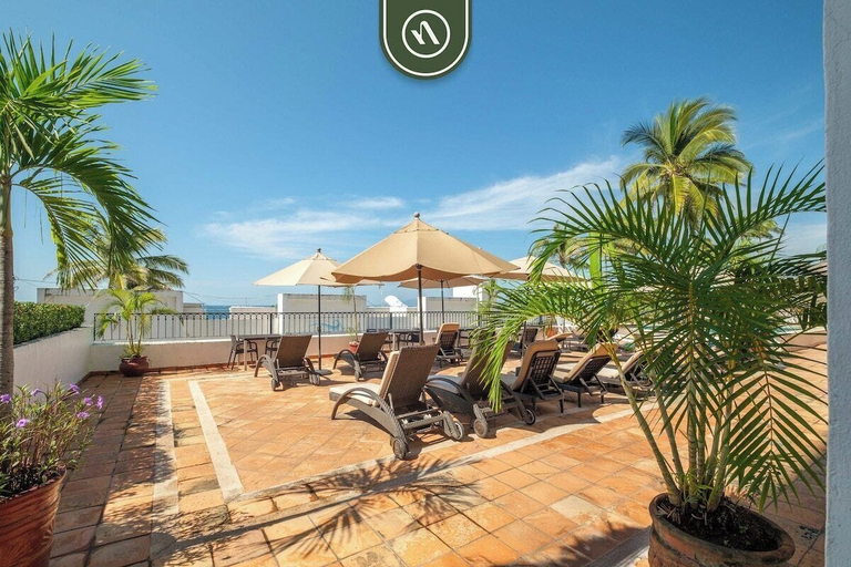 Terrace/patio 2, One Beach Street 307 B· Amazing 2 BR Condo, Puerto Vallarta