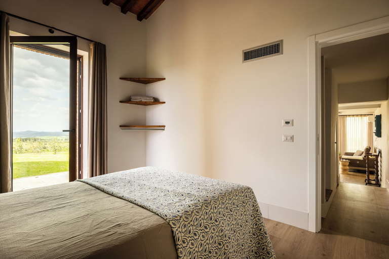 Bedroom 3, Melaiolo Modern Apartment With Pool Montaione, Florence