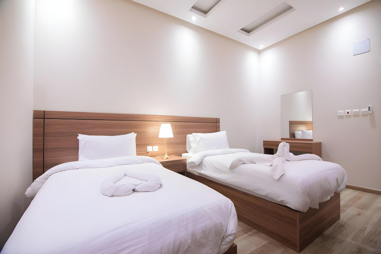 Bedroom, Towlan Jaber  -  تولان  للشقق المخدومة فرع جابر, Riyadh