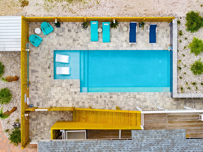 Private pool 4, Beachfront House - Casa Bella Del Sol, Gulf