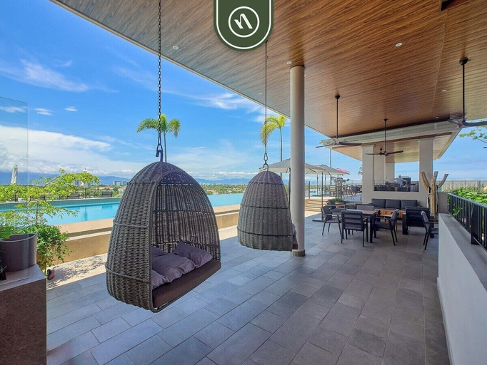 Outdoor dining 5, 3 BR Penthouse - Nuevo Nayarit - Rooftop Pool Gym, Compostela
