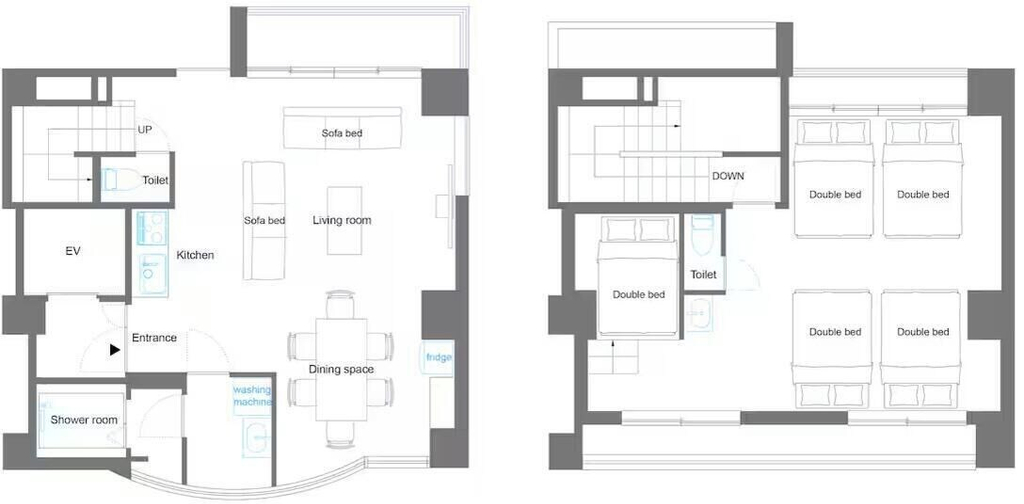 Floor plan 3, Ebisu City Stay, Shibuya
