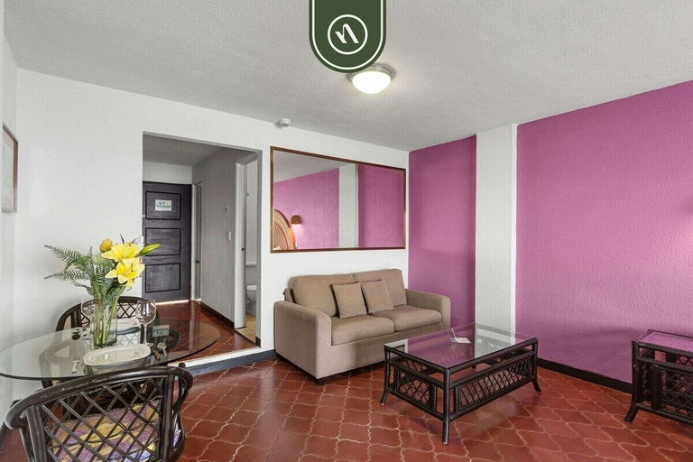 Living area, Peaceful Oceanview Studio - Pool - Daily Cleaning, Puerto Vallarta