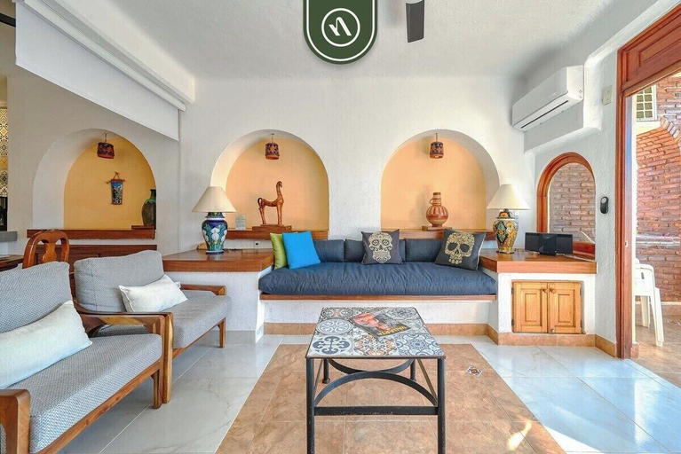 Living area 5, Ocean View 1Br Condo-balcony-beach-pool - 606, Puerto Vallarta