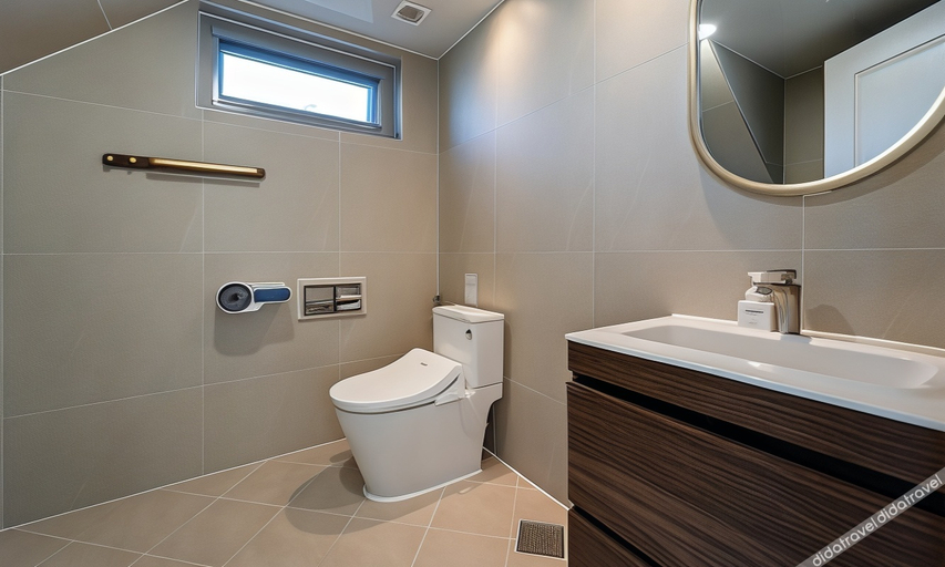 Bathroom, Busan Gijang Villa Himel Pool Villa, Gijang