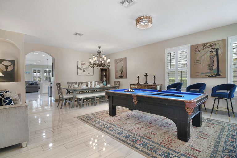 Game room, The Charming Chateau - Luxe - Resort - Location, Polk