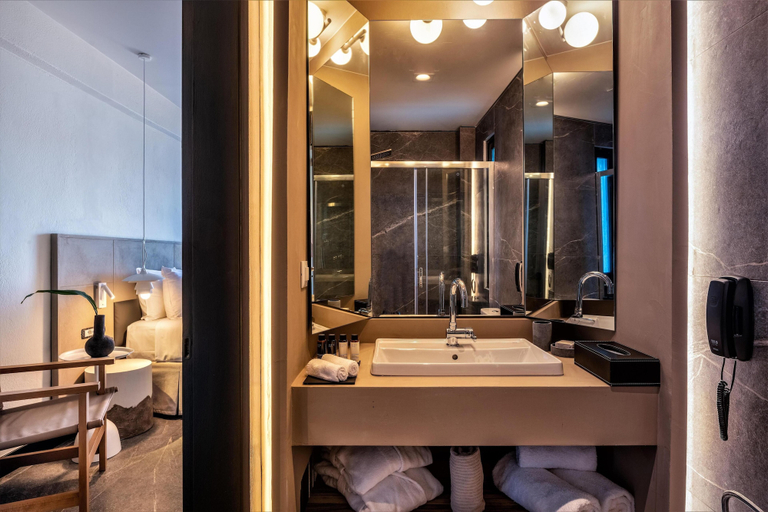 Bathroom 5, Domes Aulus Elounda Resort, Curio Collection by Hilton - All inclusive, Crete