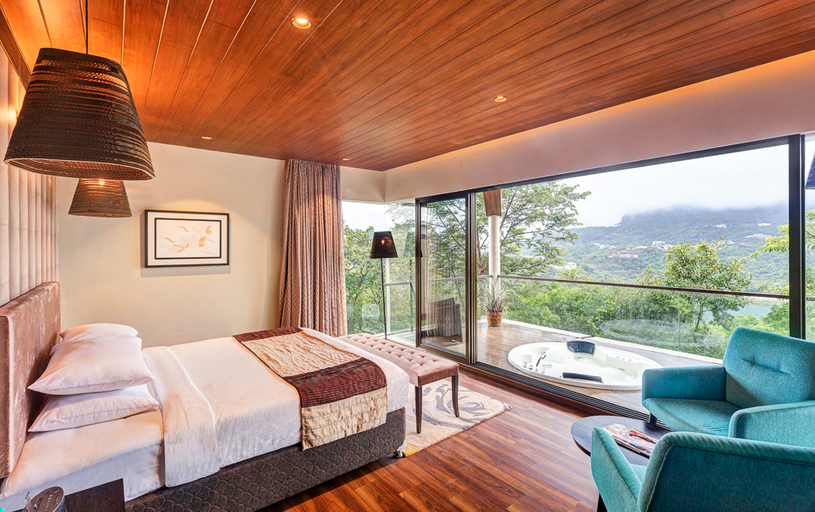 Bedroom, Aveda Suites at Aamby Valley, Pune