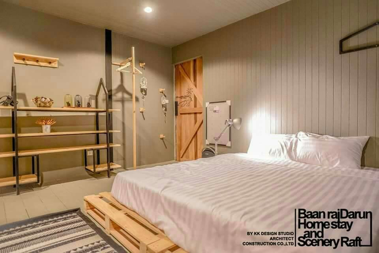 Bedroom, Baan Rai Darun Home Stay and Scenery Raft , Thong Pha Phum