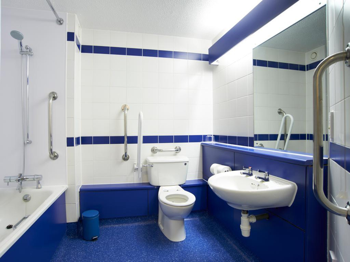 Bathroom 3, Travelodge Oswestry, Shropshire