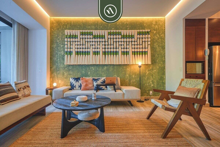 Living area 2, 2BR Condo in Concha Chinas - Breathtaking Views, Puerto Vallarta