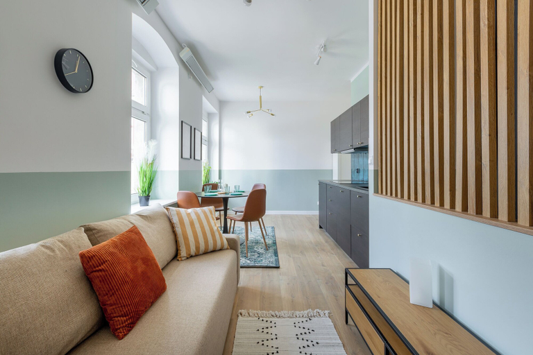 Living area, AS HOME Pl. Uniwersytecki, Środa Śląska