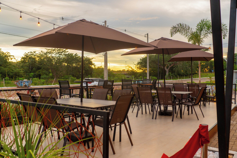 Outdoor dining, Village Rio Hotel, Nova Xavantina