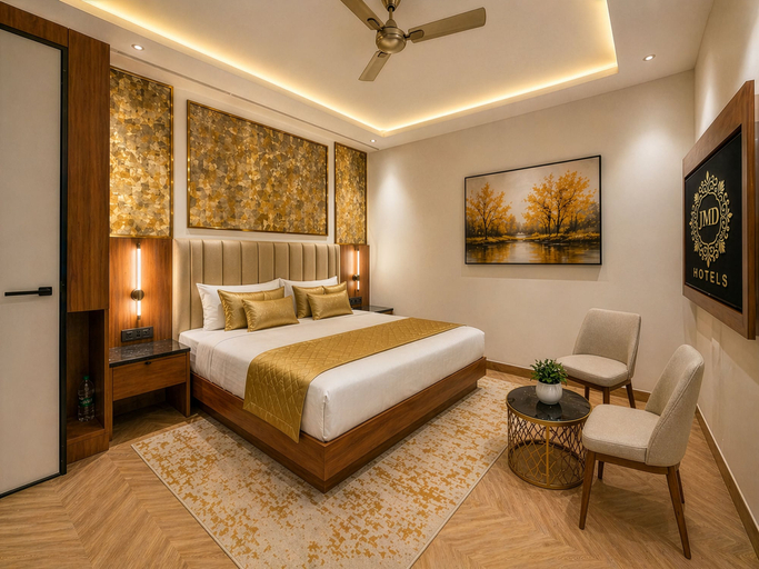 Bedroom 2, Hotel Grand Shalimar by JMD Group, Delhi