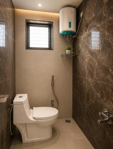 Bathroom 3, Hotel Veeratn, Kolhapur