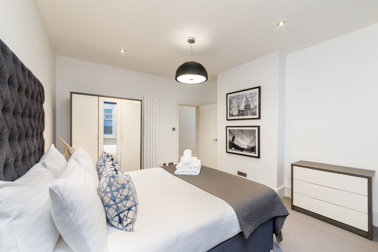 Bedroom 3, Garrick Mansions by Aeria Apartments, London