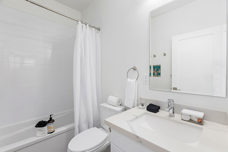 Bathroom, Dreamfyre's Ancient Dragon Horn Suite, Seattle