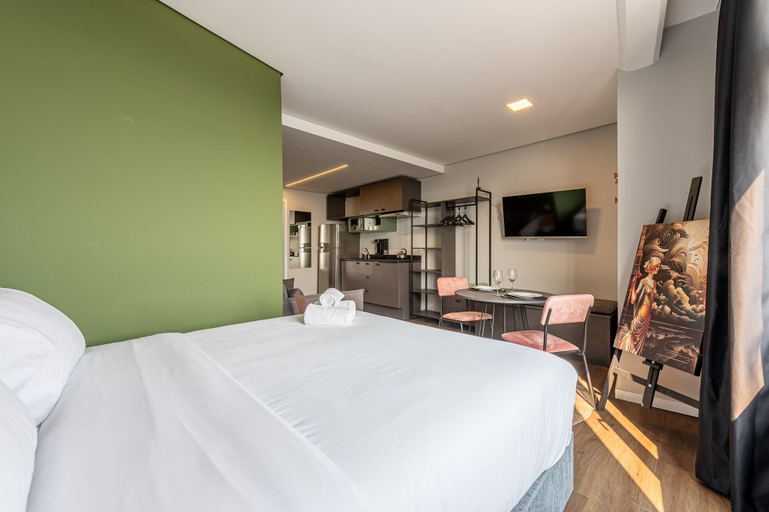 Bedroom 2, Xtay Porto Alegre Cais Rooftop, Porto Alegre