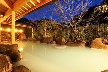 Outdoor Spa Tub, Hotel Seiunso, Unzen
