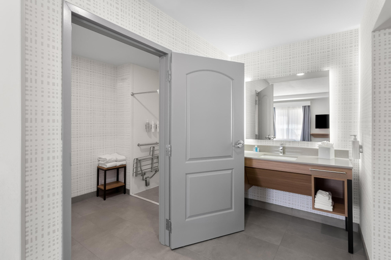 Bathroom 4, Hampton Inn & Suites Chicago Deer Park, Cook