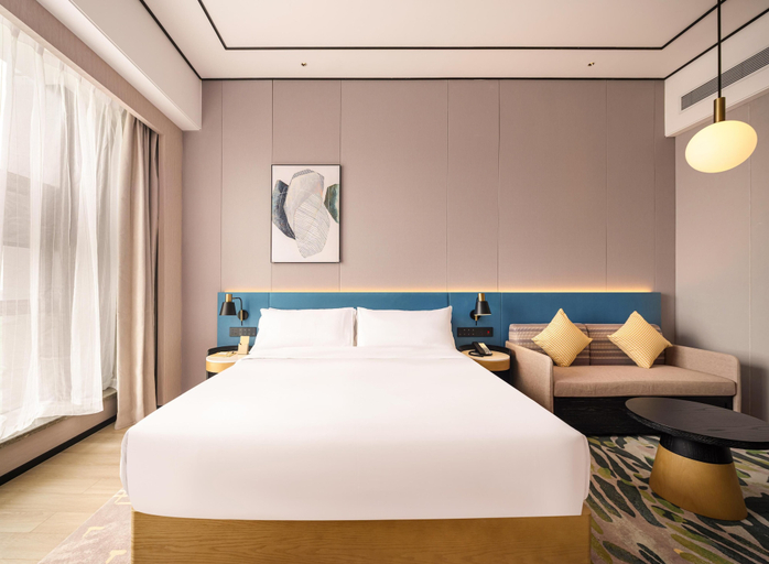Bedroom 4, Hilton Garden Inn Fenyang Yulongwan, Luliang