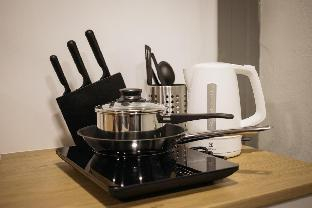 Kitchen 5, P4 Silom Large 2beds Full Kitchen Wifi 4-6pax, Bang Rak