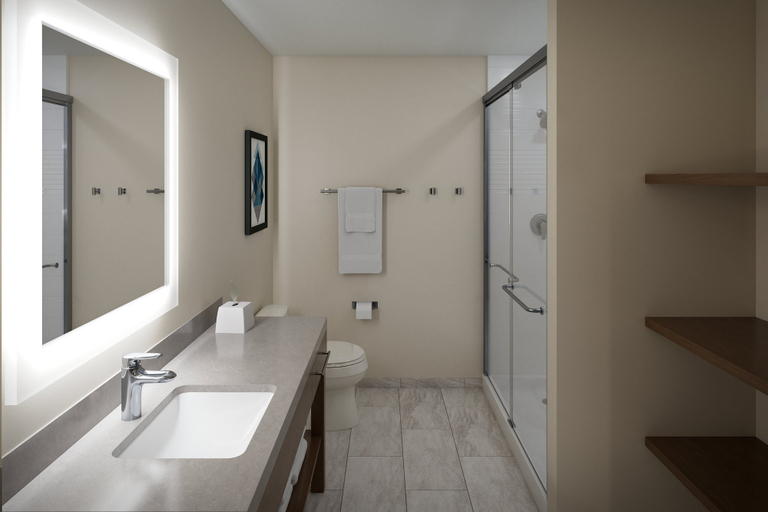 Bathroom 2, Candlewood Suites GRANBY NORTHWEST by IHG, La Haute-Yamaska