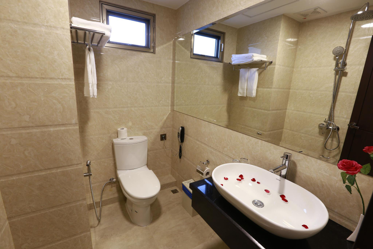 Bathroom 4, Rose Palace Hotel, Yangon