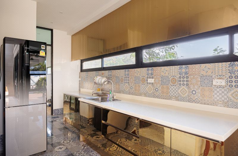 餐厅, Luxury five-room pool villa, Bang Su