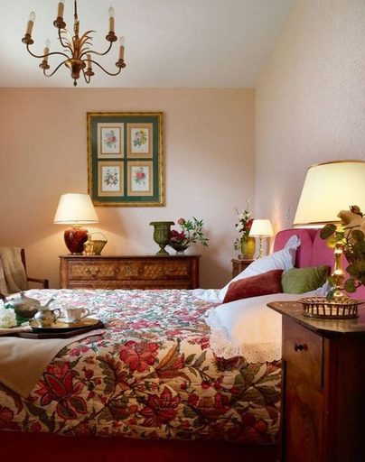 Bedroom, Château de Thorens, Haute-Savoie