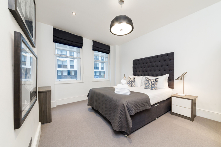Bedroom 2, Garrick Mansions by Aeria Apartments, London