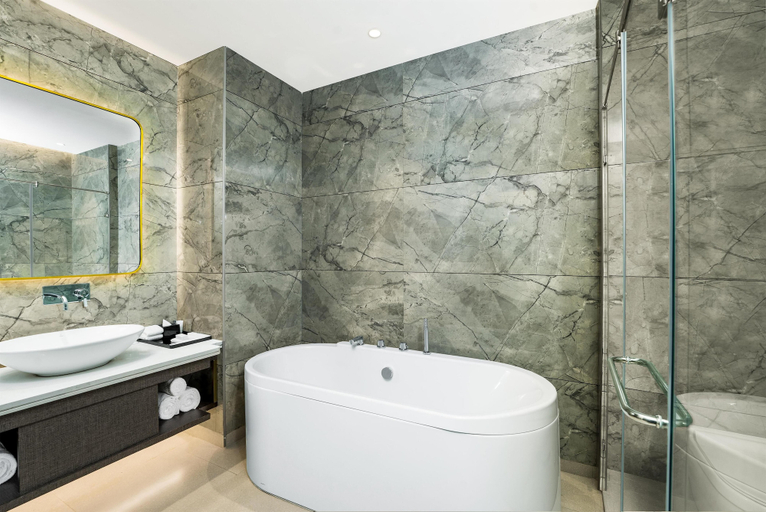 Bathroom 5, DoubleTree by Hilton Hotel Goa - Arpora - Baga, North Goa