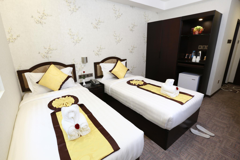 Bedroom, Rose Palace Hotel, Yangon
