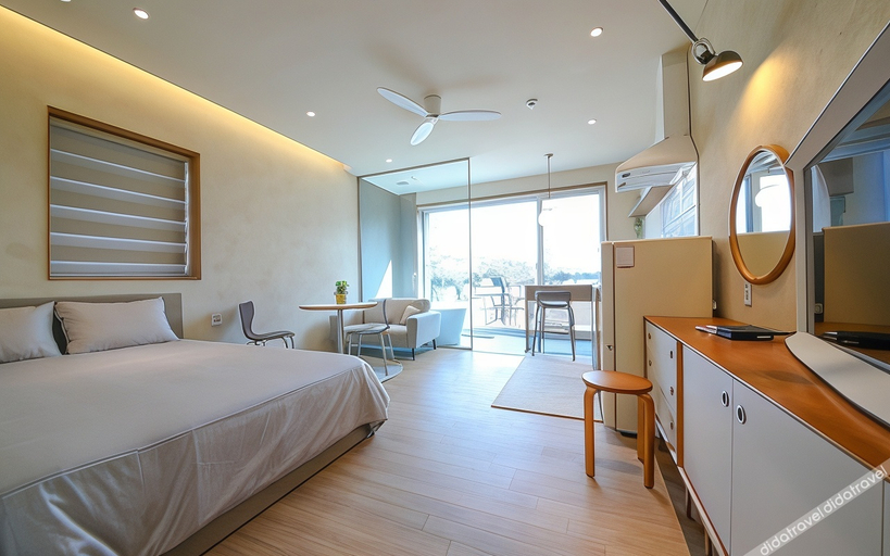 Bedroom, Gangneung Casa de Mar Pension (New Construction, Spa, Breakfast), Gangneung