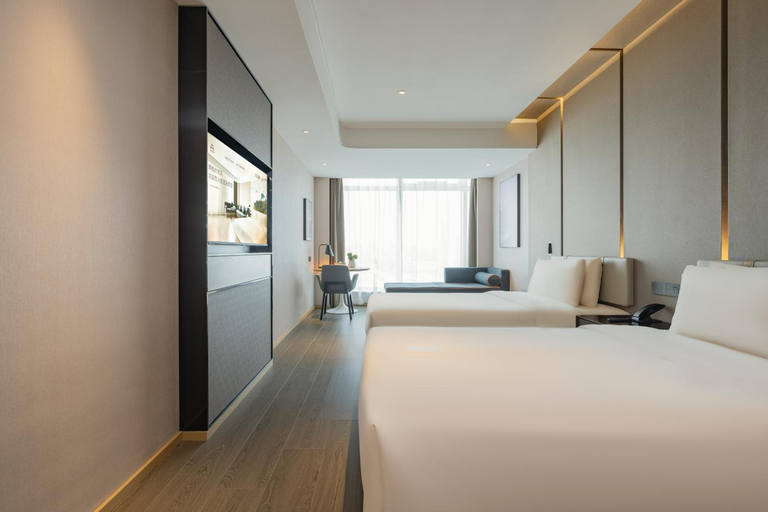 Bedroom 2, Atour Hotel Shanghai Daning Shibei High-Tech Park, Shanghai