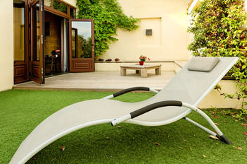 Terrace or Patio 3, Chateau La Mothe du Barry, Gironde