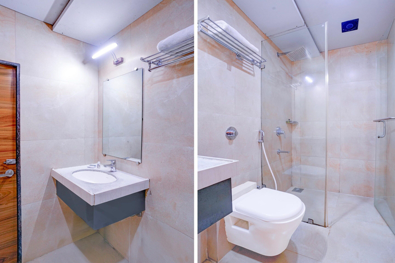 Bathroom 4, Luxurious Stays at Times Square Le Western Mumbai, Mumbai Suburban