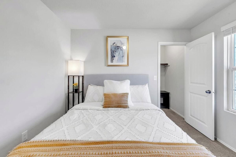 Bedroom 3, @ Marbella Lane - Polished 3BR Home in Austin TX, Travis