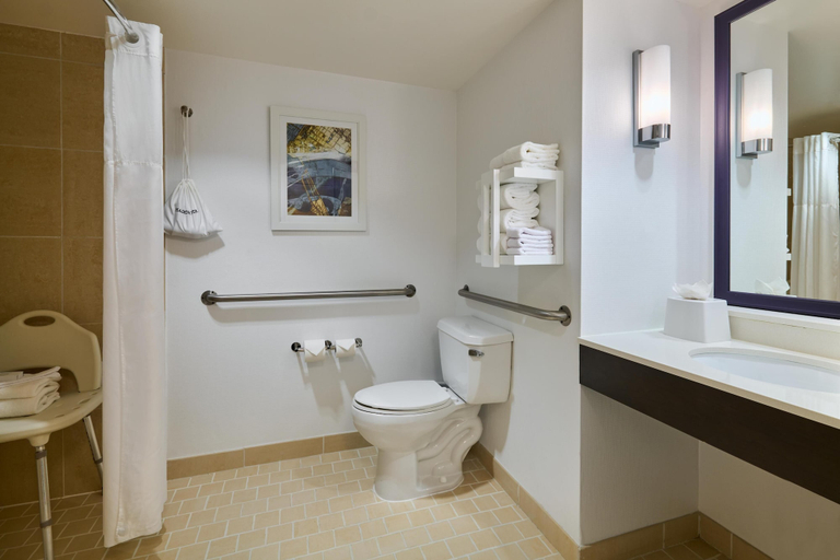 Bathroom 4, Hampton Inn Washington-Downtown-Convention Center, Washington D.C.