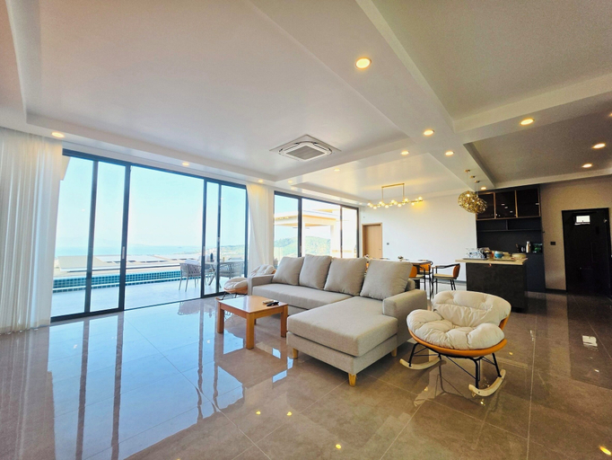 Living area 4, Ocean Skyline Tiger Villa-Luxury, Ko Samui