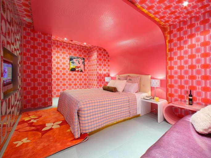 Bedroom 4, Rainbow Forest Motel, Changhua