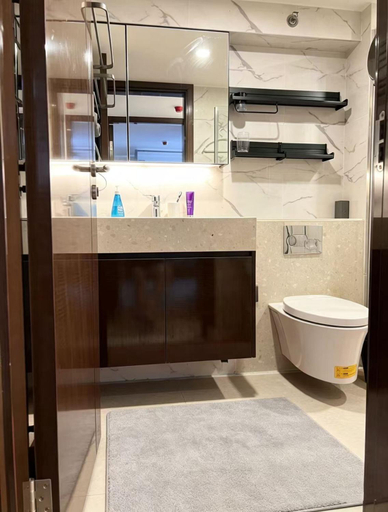 Bathroom 4, 蓝奋斗者男生青旅-深圳北站店, Shenzhen
