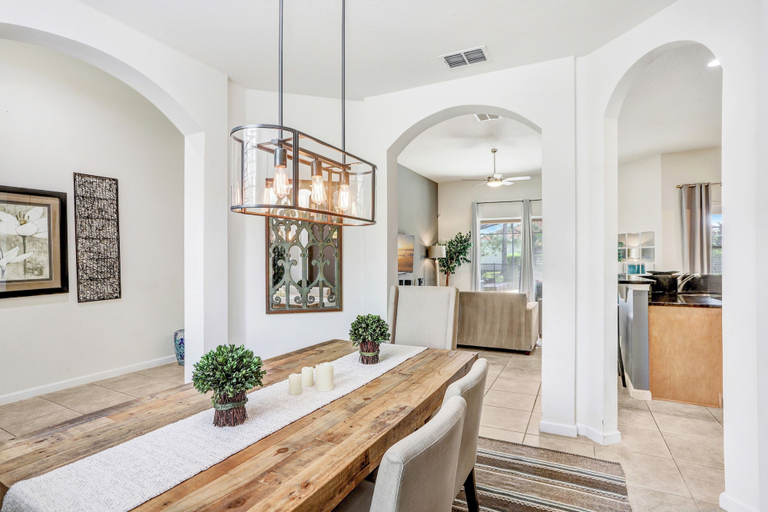 Dining, Luxury Pool Home - Resort + Lazy River, Polk