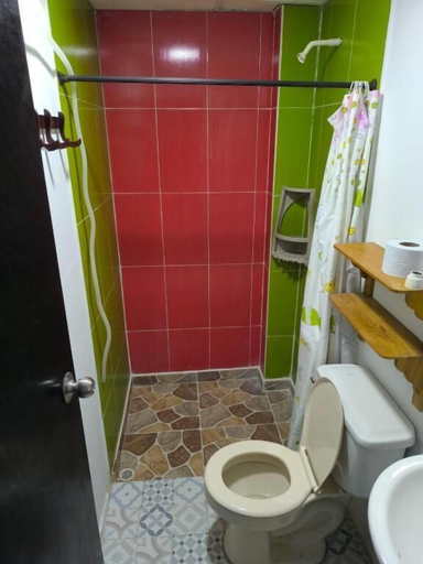 Bathroom, Hotel palmetto Beach, Tolú