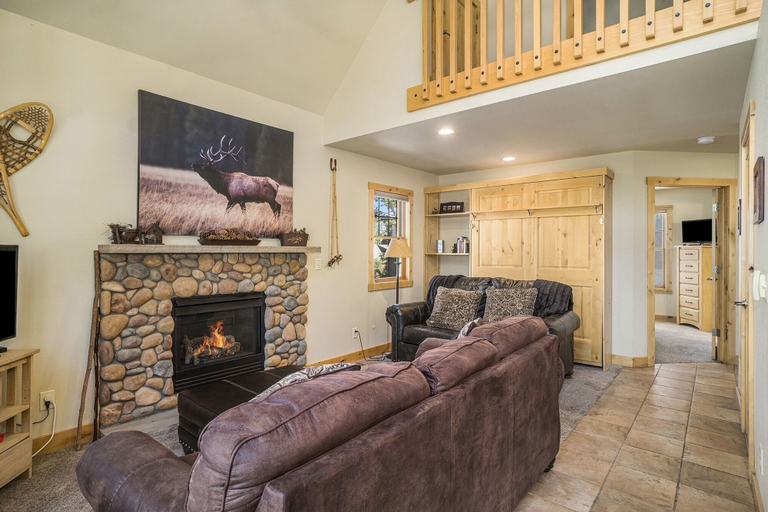 Living area 3, Cozy Solitude Cabins - Estes Park CO, Larimer