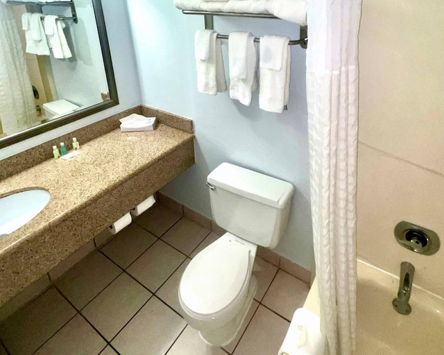 Bathroom 3, Suburban Studios East Syracuse Carrier Circle, Onondaga